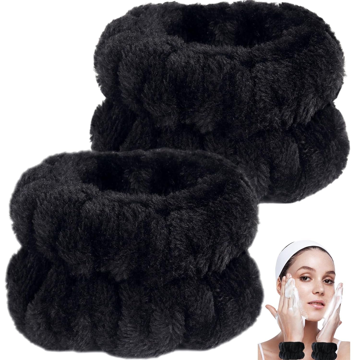 Set De Muñequeras De Toalla